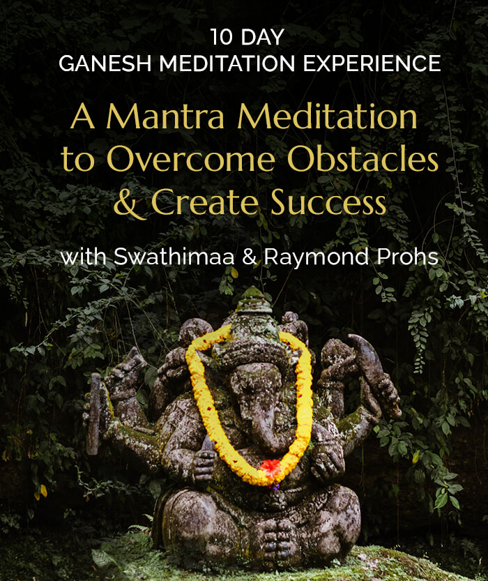 day Ganesh Meditation Challange Banner Mobile